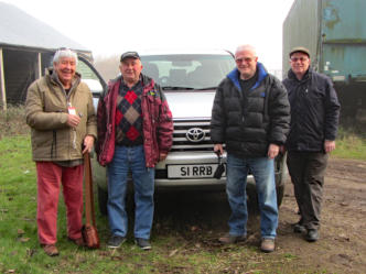 Left to Right: Bob Stephen, Roger Burroughs, David Bailey, Barry Hale.