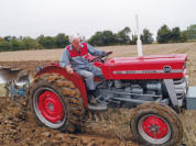 This is the latest tractor he uses for all Ploughing Matches