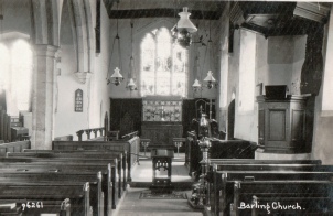 Postcard of Barling Church