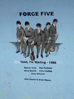 'Force Five' - Displayed on the seawall of the Concord Beach area of Canvey Island