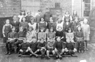 Barling School Class c1924 with Headmaster Mr Allen Shephard