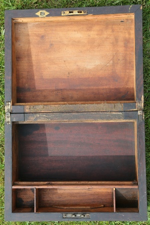 Inside of Writing Box - Believed to be from King Edward VIII's Buick Inside of Writing Box - Believed to be from King Edward VIII's Buick