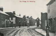 Postcard of Great Wakering Village - Rochford Postmark - 1.30pm 01 August 1907 -  Half Penny Stamp