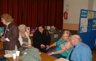 Pearl (Mumford) Perryman, Sheelagh (Chapman) Aranha, Sandra’s daughter, Sandra (Cornwell) Rowland & Laurie Street