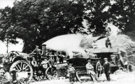 Threshing Team, using steam power, Little Wakering1