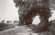 Postcard of Southend Road, Great Wakering