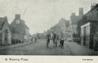 Postcard of Great Wakering Village - Shoeburyness Postmark - 8.45pm 07 December 1905 - Half Penny Stamp