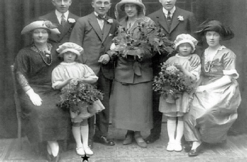 Wedding of Les Gilkes’s Great Uncle and Aunt 1925