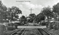 Double Decker Tram in The Boulevard, Thorpe Bay