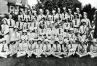 Salvation Army Guards and Sunbeams, High Street, Great Wakering 1946