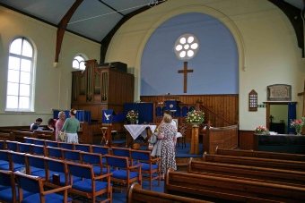 Photograph taken by Mike Burles on the day the Church closed in 2006