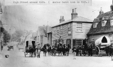 Old Anchor Public House, High Street Great Wakering, fire destroyed building 1903