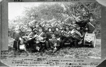 Salvation Army Band with Lady Officers, High Street, Great Wakering