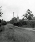 Little Wakering Road looking North towards St Marys Church