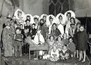 Nativity Play at St Nicholas Parish Church Great Wakering in 1952