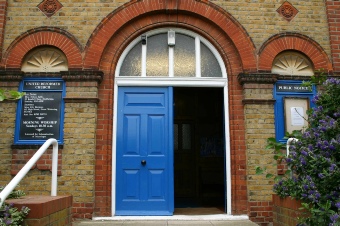 Photograph taken by Mike Burles on the day the Church closed in 2006