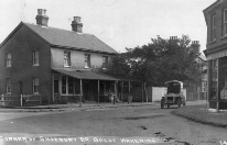 Corner of Shoebury Road, Great Wakering with New Town Bakery Van F7344