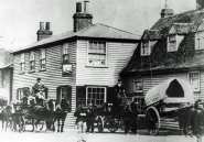 Old Anchor Public House, High Street Great Wakering, fire destroyed building c1900