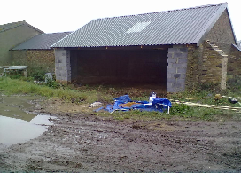 The Cattle Shed before transformation to Georges Brewery