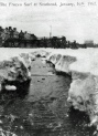 Frozen Surf at Southend, January 16th 1903