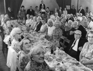 Barling Evergreens Anniversary Dinner at the Parochial Hall 22 July 1969