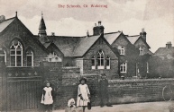 Postcard of The Schools, Great Wakering
