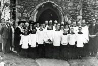 St Nicholas Church, Great Wakering Choir c1947