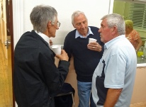  Keith “Badger” Price talking to Rob Richardson and Derek “Podge” Beadell