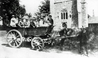 Little Wakering Church Outing on horse drawn cart