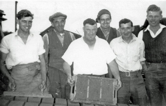 Roger Reynolds’ Gang in 1956 at Millhead Brickfield, Great Wakering