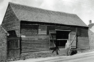 Cyril Milbourn outside St John’s Farm Sheds, Shoebury Road, Great Wakering