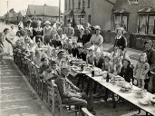 1953 Coronation Street Party in Alexandra Road