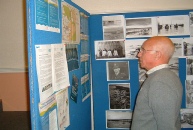 Barry Cerson reading Laurie Street’s 1953 Flood Memorial Photos