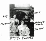 *LEFT* Amy & Florence Gregory *RIGHT* Dick, Harriet Maud & Yvonne Hubbard